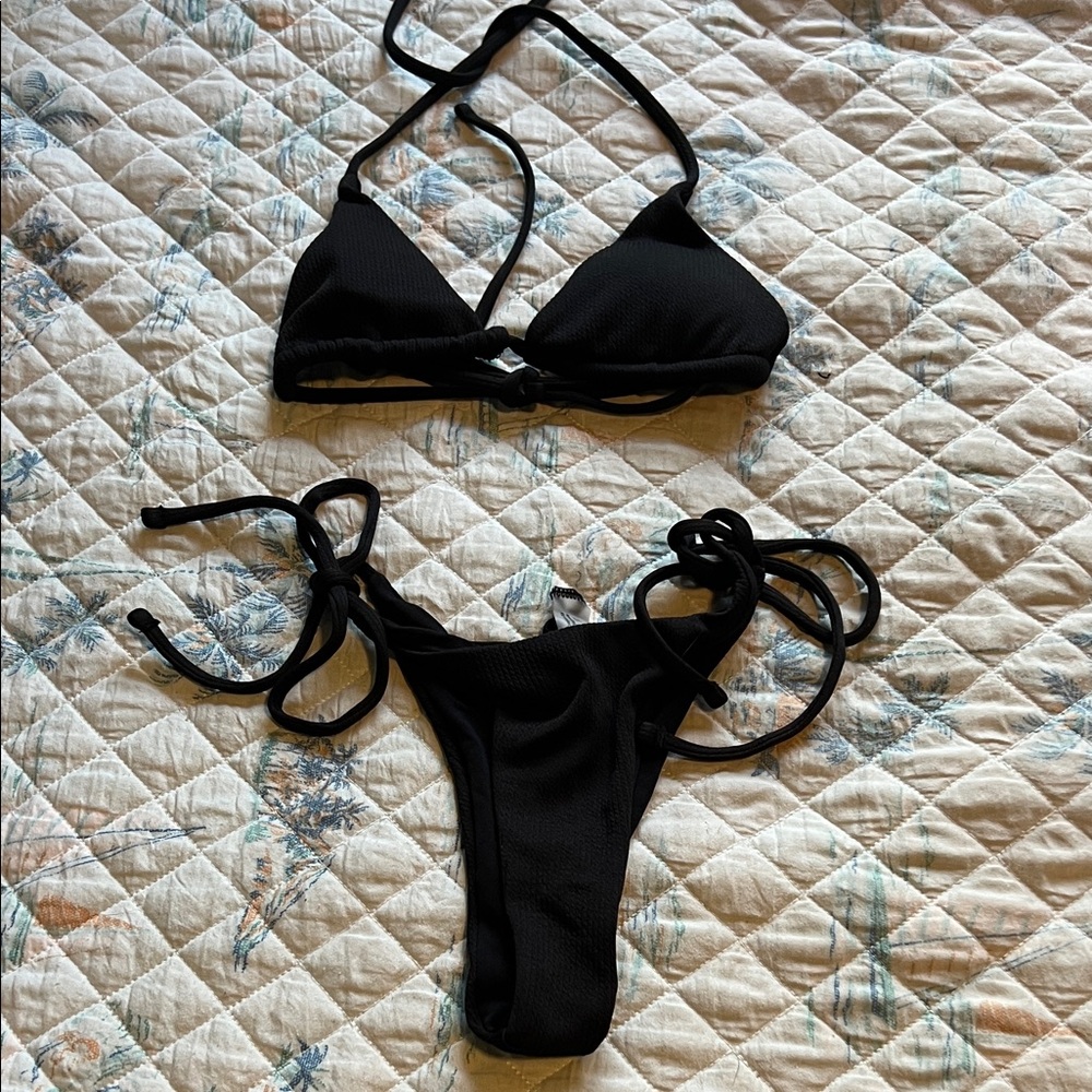 SHEIN Black Bikini Set